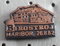 Značka BIROSTROJ Maribor 26.2.1982