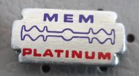 Značka Britvice MEM platinum mali format