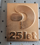 Značka ČGP Delo časopisno grafično podjetje 25 let večja