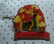 ZNAČKA DISNEYLAND 30 X 30 mm.na priponko