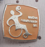 Značka Društvo paraplegikov Slovenija Košarka na vozičkih
