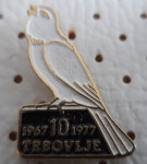 Značka Društvo za varstvo in vzgojo ptic Trbovlje 1967/1977
