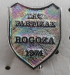 Značka DTV Partizan Rogoza 1974