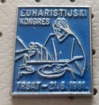 Značka Evharistijski kongres Trsat 1981