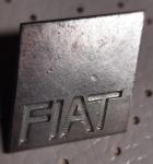 Značka  FIAT na zaponko 16x16mm srebrna