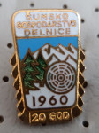 Značka Gozdno gospodarstvo Delnice 1960 emajlirana