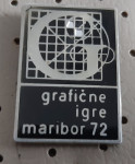 Značka grafične igre Maribor 1972