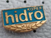 Značka Hidro Koper 25 let