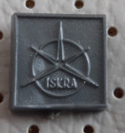 Značka ISKRA logo mala plastična