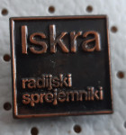 Značka ISKRA Radijski sprejemniki bronasta