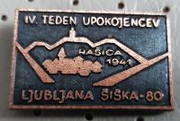 Značka IV. teden upokojencev Ljubljana Šiška bronasta