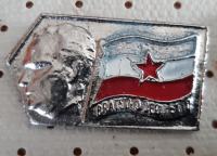 Značka Josip Broz Tito Bratstvo in jedinstvo zastava