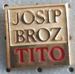 Značka Josip Broz Tito napis zlata
