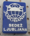 Značka Jugobanka sedež Ljubljana