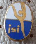 Značka Jugoslavenske sportske igre JSI emajlirana 60-ta leta