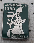 Značka Jurjevanje Črnomelj 1980  Zeleni Jurij