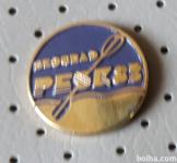 Značka Kajak kanu PESK Beograd 1982 svetovni pokal