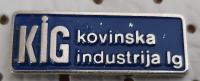 Značka KIG Kovinska industrija Ig II.