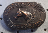 Značka Klub za konjski šport Šentjernej 1979