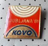 Značka KOVO Ljubljana 1981