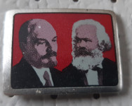 Značka Kral Marx in Lenin