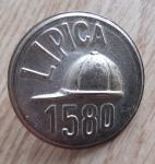 Značka Kobilarna LIPICA 1580 na zaponko premer 32mm