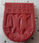 Značka MDB Mladinska delovna brigada Rdeči revirji 1946/1976