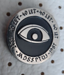 Značka Medobčinsko društvo slepih in slabovidnih Ptuj 40 let