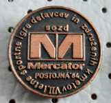 Značka MERCATOR 7. letne športne igre Postojna 1986