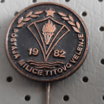 Značka Milica Postaja milice Titovo Velenje 1982
