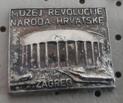Značka Muzej revolucije naroda Hrvatske Zagreb