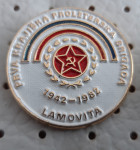 Značka NOB 1. Krajiška proleterska brigada Lamovita 1942/1982