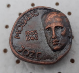 Značka NOB Jože Moškrič 1902/1943 narodni heroj (2)