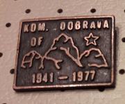 Značka NOB Kom. OF Dobrava 1941/1977