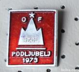 Značka NOB Podljubelj OF 1973