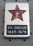 Značka NOB XII. SNOUB 1943/1976