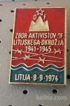 Značka NOB Zbor aktivistov OF Litijskega okrožja 1941/1945
