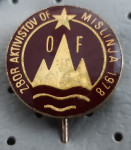 Značka NOB Zbor aktivistov OF Mislinja 1978