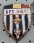 Značka Nogometni klub KFC DIEST Belgija starejša emajlirana