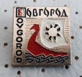 Značka NOVGOROD grb CCCP 18x18mm