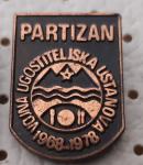 Značka Partizan Vojna ugostiteljska ustanova 1968/1978