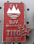 Značka Policija UJV Maribor Tito 1937/1977 OF