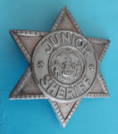 Značka Priponka Junior Sheriff  večja plastična