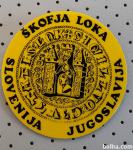 Značka priponka pečat mesta Škofja Loka