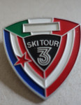 Značka, priponka  SKI TOUR višina 4 cm