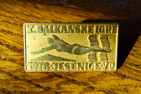 Značka priponka "X. BALKANSKE IGRE 1978 JESENICE YU" stara originalna