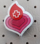 Značka Rdeči križ darovanje krvi