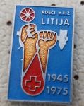 Značka Rdeči križ RK Litija 1945/1975