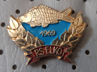 Značka Ribiška sekcija RS Elko 1969