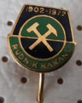 Značka Rudnik Kakanj 1902/1972 emajlirana